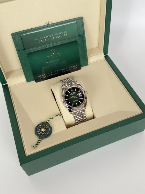 Rolex Datejust 41mm Steel and White Gold 126334-0034 5