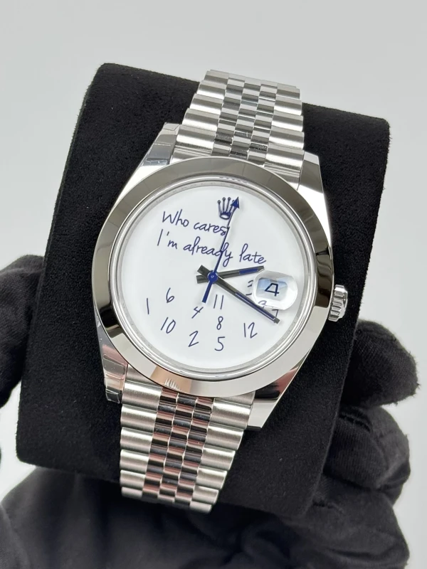 Rolex Perpetual 41 MM STEEL Who Cares  126300 Who Cares 4