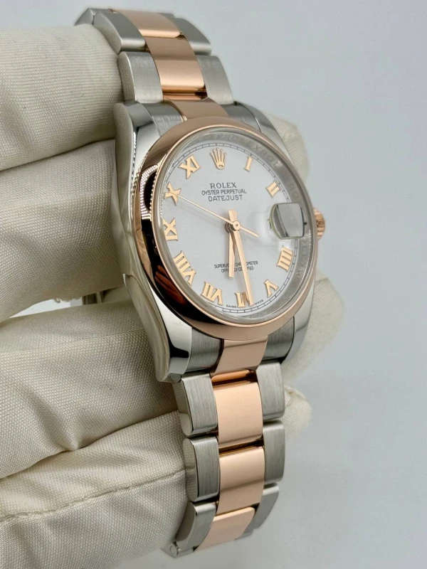 Rolex 36mm Steel and Everose Gold 116201-0093 8