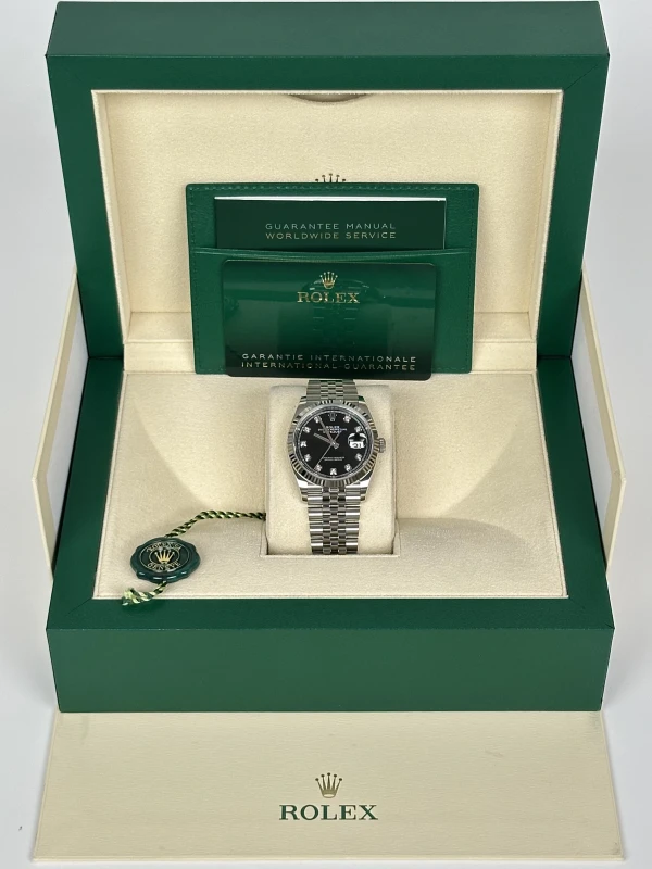 Rolex 36mm Steel and White Gold 126234-0027 5
