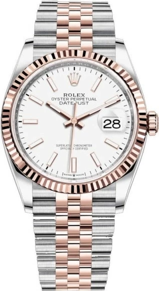 Datejust 36mm Steel and Everose Gold