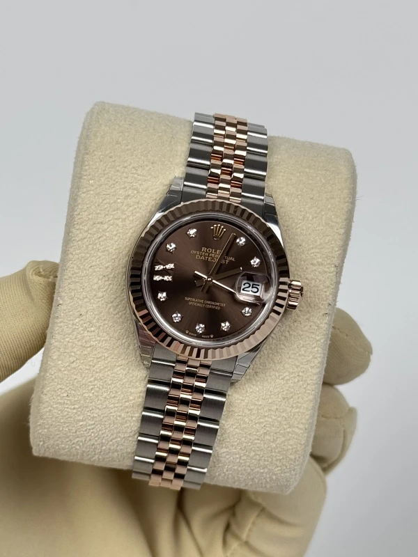 Rolex 28 mm Steel and Everose Gold 279171-0003 4