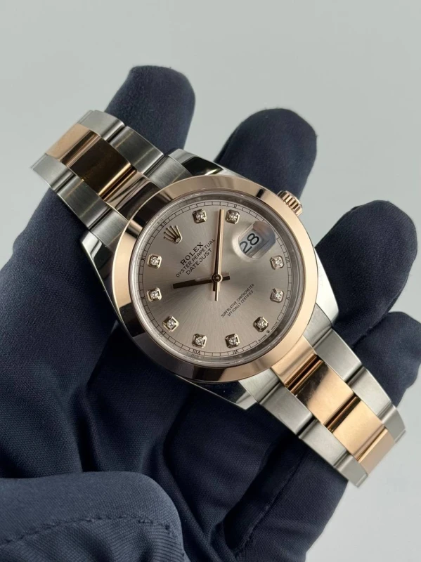 Rolex  41mm Steel and Everose Gold  126301-0007 6