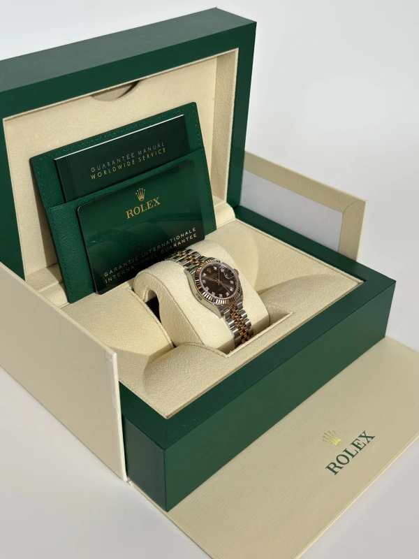 Rolex 28 mm Steel and Everose Gold 279171-0011 5