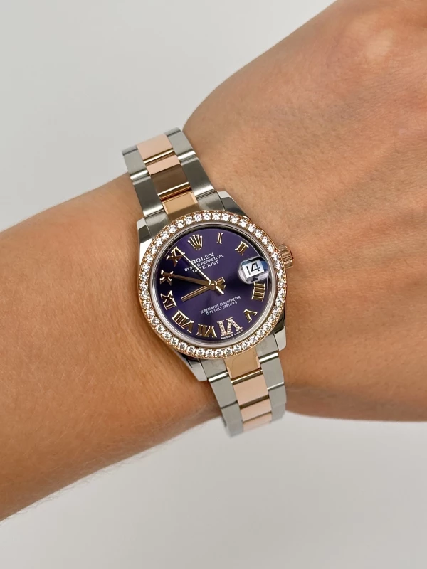Rolex 31mm Steel and Everose Gold 278381RBR-0019 7
