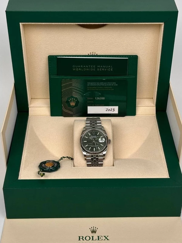 Rolex 36 mm Steel 126200-0019 5