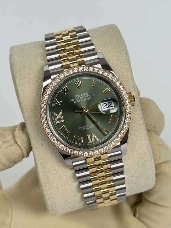 Rolex 36 mm, Oystersteel, yellow gold and diamonds 126283rbr-0011 3