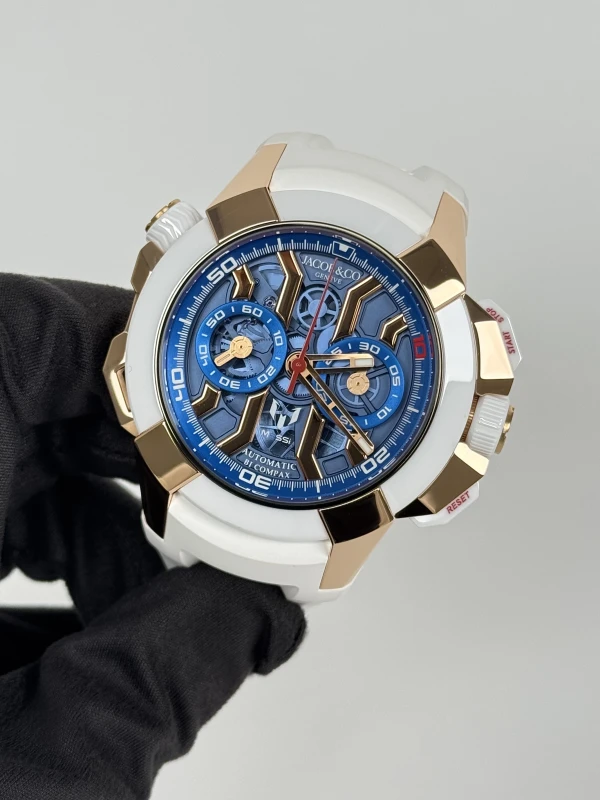 Jacob & Co Chrono Messi Rose Gold EC313.42.PE.AA.A 4