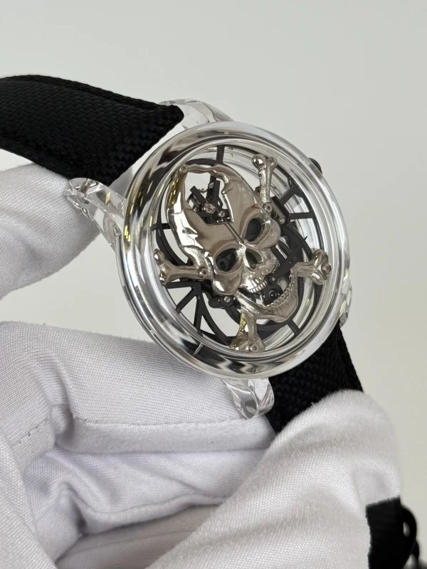 Jaquet Droz Tourbillon Skeleton Sapphire Skull J0135270181 3