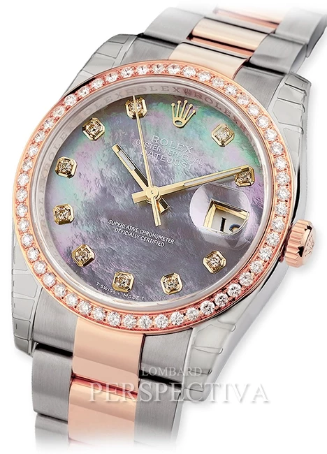 Datejust 36mm Steel and Everose Gold
