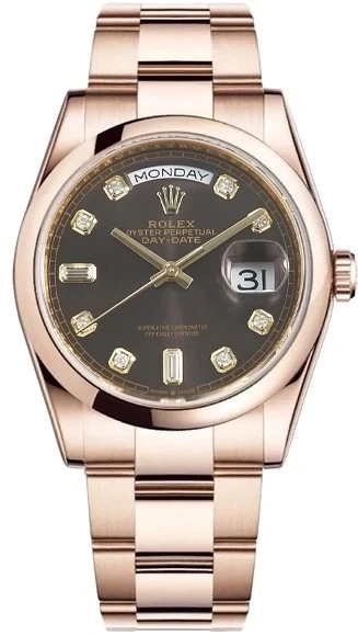 36 mm, Everose gold