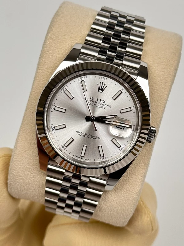 Rolex 41 mm, steel and white gold 126334-0004 4