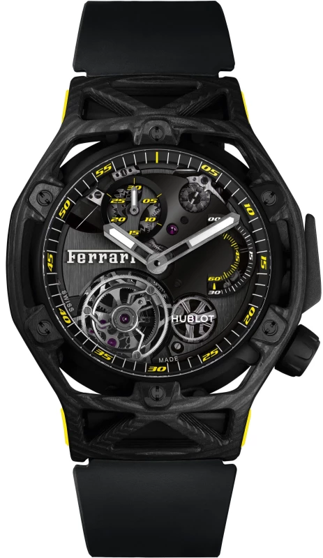 Hublot Techframe Ferrari Tourbillon Chronograph Carbon 408.QU.0129.RX изображение - 1