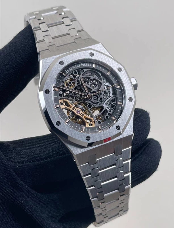 Audemars Piguet Double Balance Wheel Openworked  15407ST.OO.1220ST.01 3