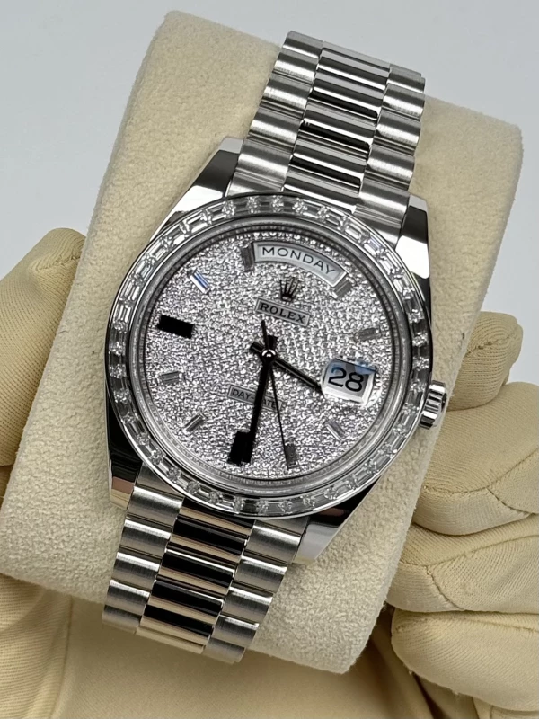 Rolex Day-Date 40 mm Platinum 228396tbr-0021 4