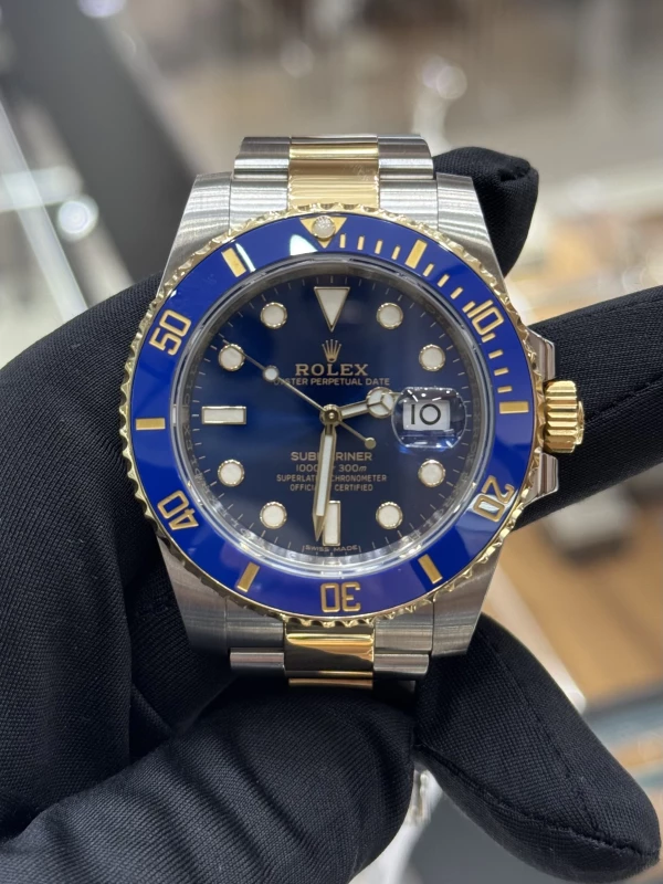 Rolex DATE 40 MM, OYSTERSTEEL AND YELLOW GOLD 116613lb-0005 7