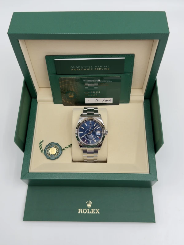 Rolex 42mm Steel and White Gold 336934-0005 5