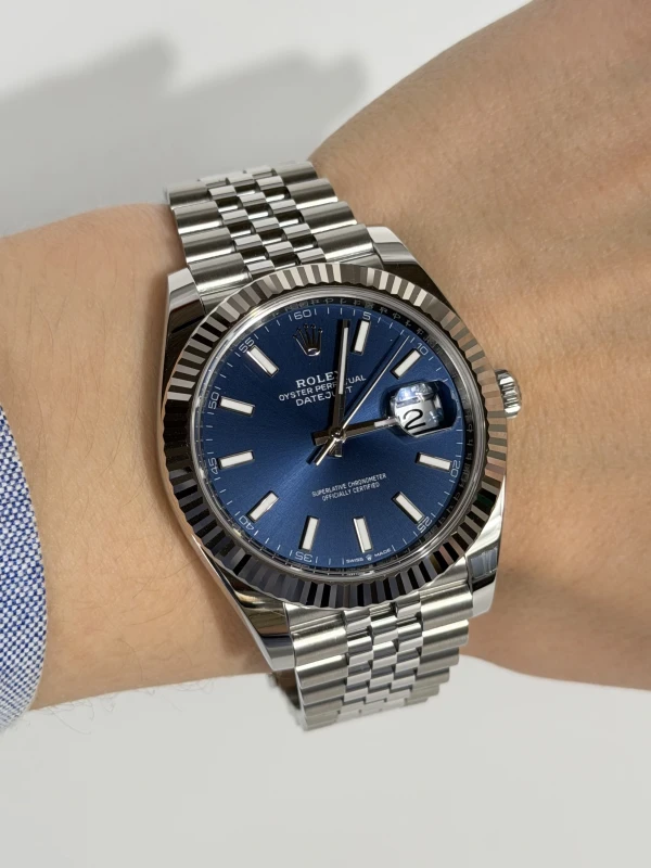 Rolex 41 mm, steel and white gold 126334-0002 4