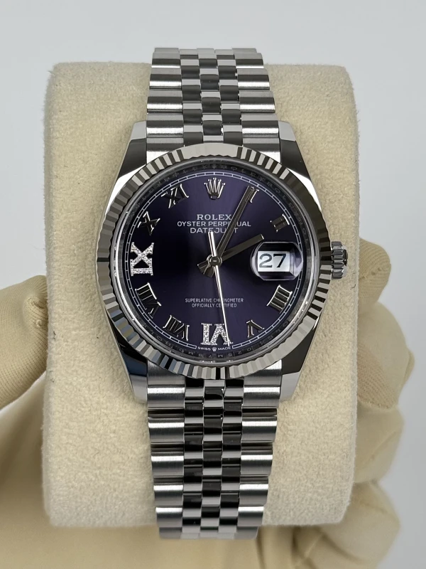 Rolex 36mm Steel and White Gold 126234-0021 2