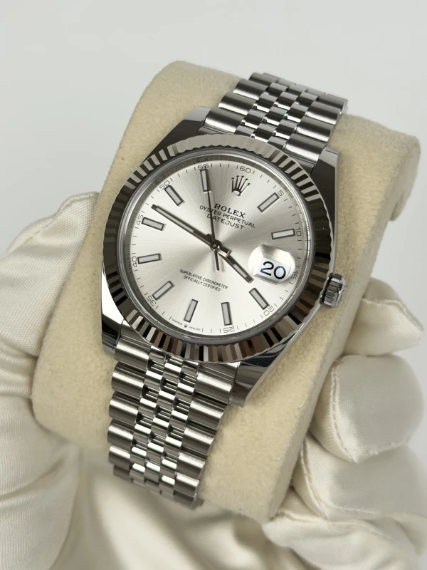 Rolex 41 mm, steel and white gold 126334-0004 3