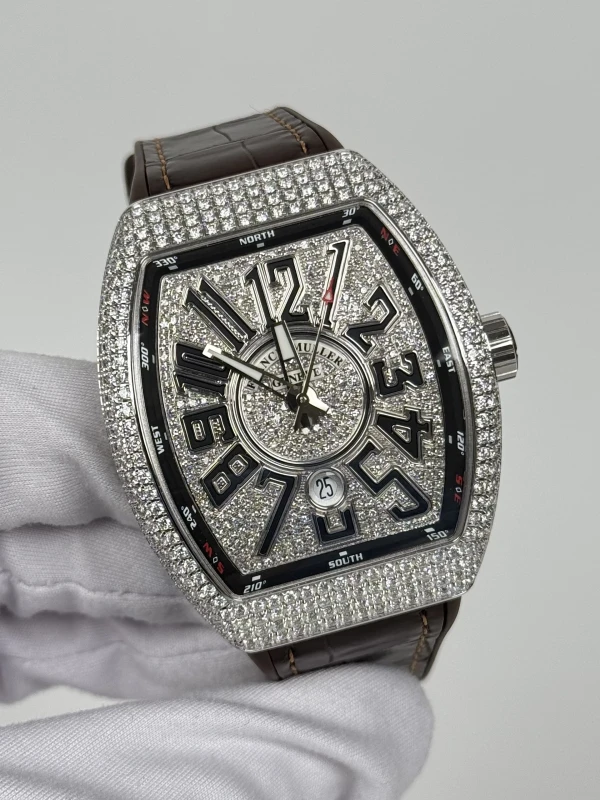 Franck Muller Vanguard Yachting Diamonds V 45 SC DT AC NR  Tun 3
