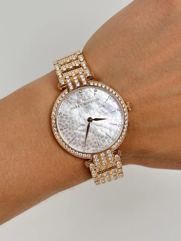 Harry Winston Ladies 36mm PRNQHM36RR003 8