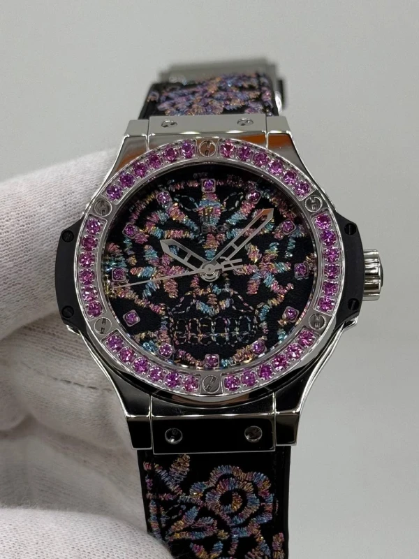 Hublot Broderie Sugar Skull Stee 343.SS.6599.NR.1233 2