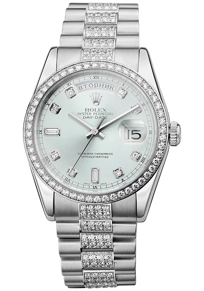 Rolex Masterpiece Grey Automatic Platinum Pearl Master Ladies Watch 1 изображение - 1