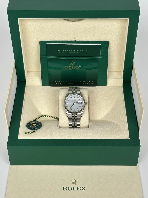 Rolex 36mm Steel and White Gold 126234-0019 5