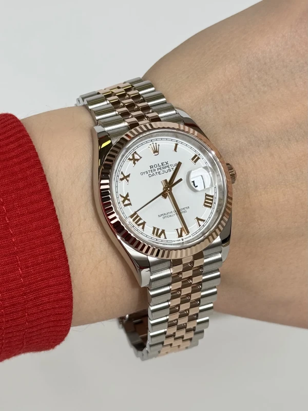 Rolex 36 mm, Oystersteel and Everose gold 126231-0015 5