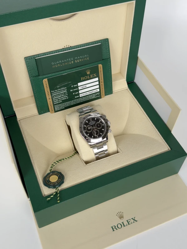 Rolex Cosmograph 40mm Steel 116520-Black 5