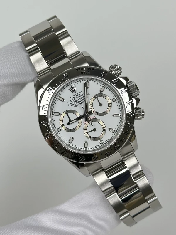 Rolex Cosmograph 40mm Steel 116520-White 2