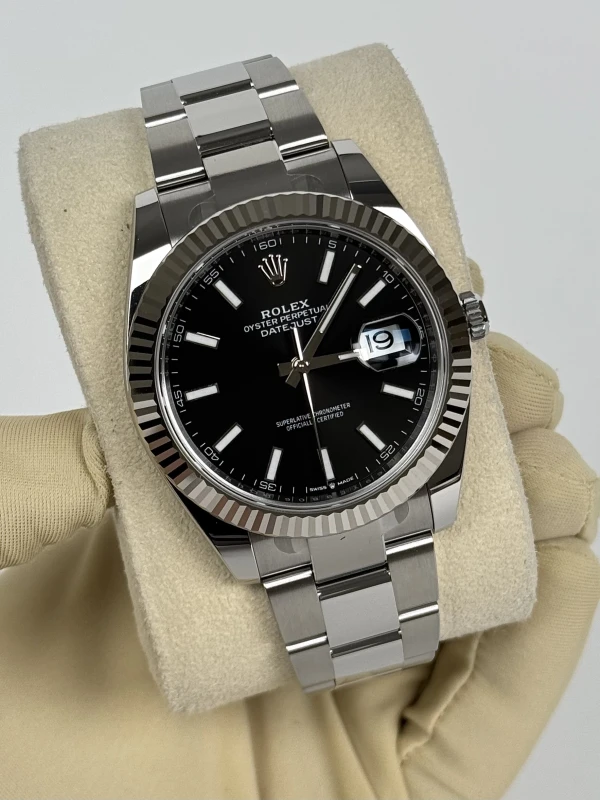 Rolex 41 mm, steel and white gold 126334-0017 3