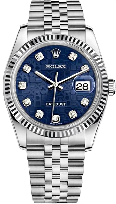 Datejust 36mm Steel and White Gold