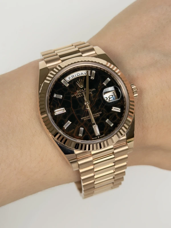 Rolex 40 mm Everose Gold 228235-0045 5