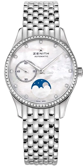 Zenith Ultra Thin Lady Moonphase 33mm Ladies Watch 16.2310.692/81.m2310 изображение - 1