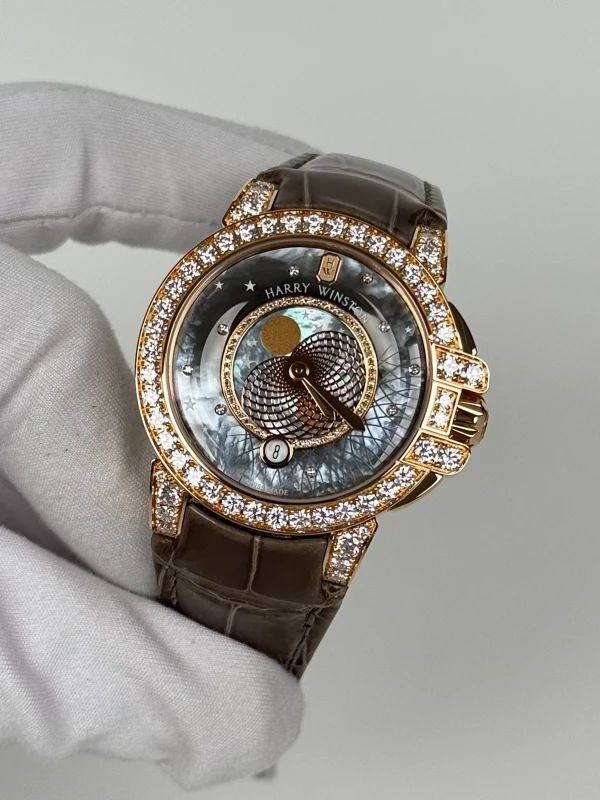 Harry Winston Moon Phase 36 mm OCEQMP36RR026 4