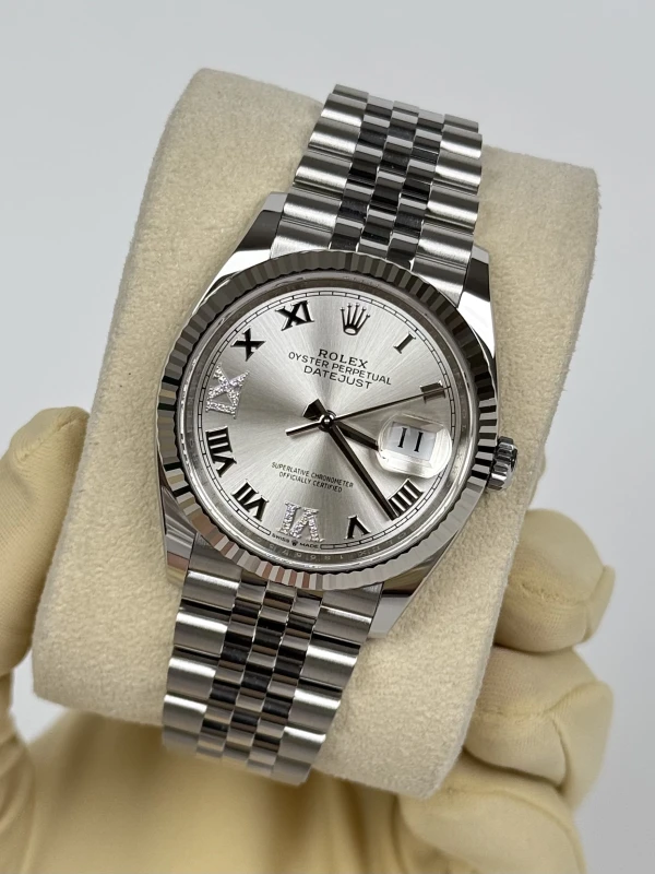Rolex 36mm Steel and White Gold 126234-0029 4
