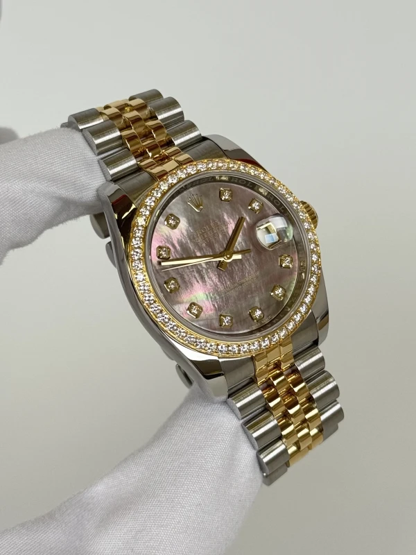 Rolex 36mm Steel and Yellow Gold 116243 BlackMOPD 2