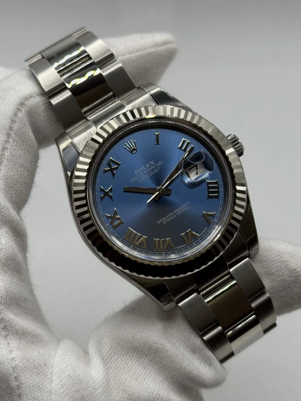 Rolex  II 41mm Steel and White Gold 116334 blro 116334-0004 2