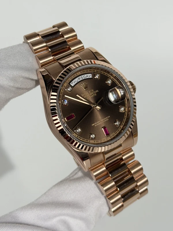 Rolex 36MM EVEROSE GOLD 118235F-0093 2