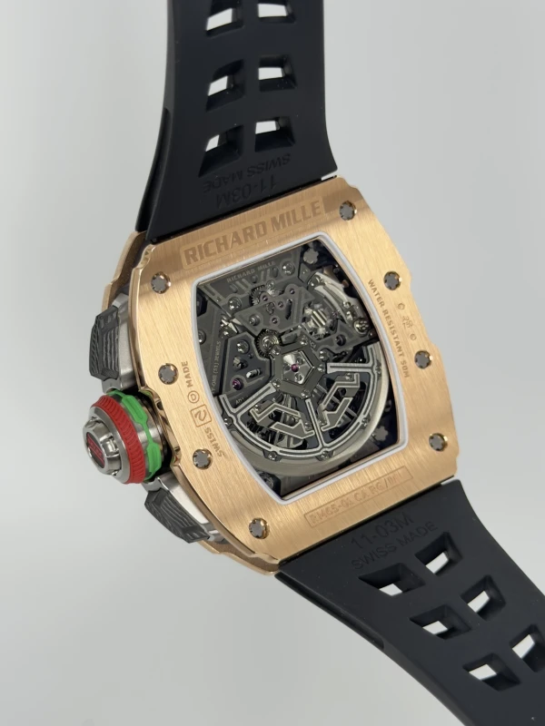 Richard Mille Split-Seconds Chronograph Full Gold Rm 65-01 Ca Rg 8