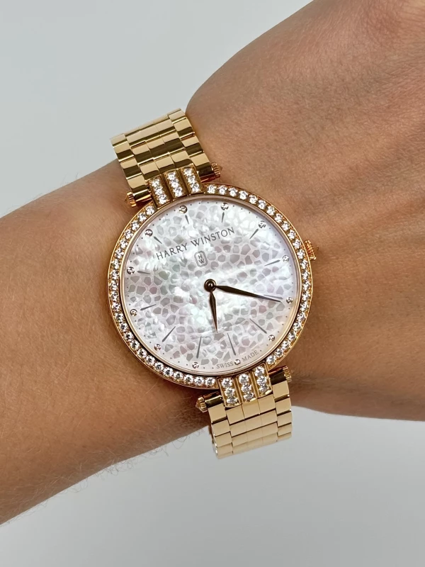 Harry Winston Ladies 39 mm in White Gold PRNQHM39RR002 8