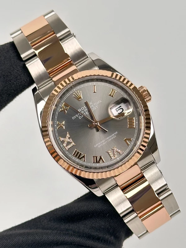 Rolex 36mm Steel and Everose Gold 126231-0024 2