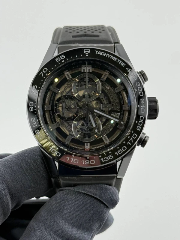 Tag Heuer Calibre Heuer 01 Automatic Chronograph 45mm  CAR2A90.FT6071 2