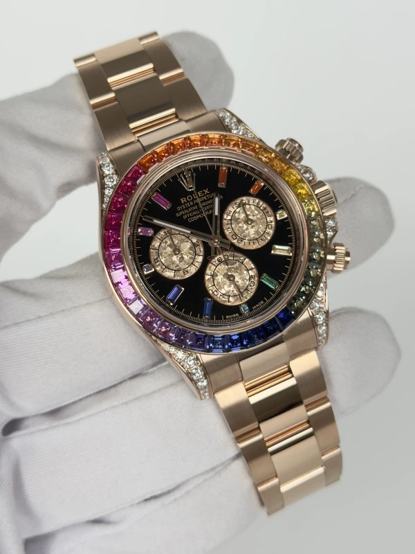 Rolex Cosmograph 40mm Everose Gold 'Rainbow' 126505XLAB 2