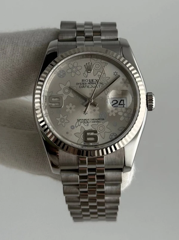 Rolex 36 mm, steel and white gold 116234-0118 2