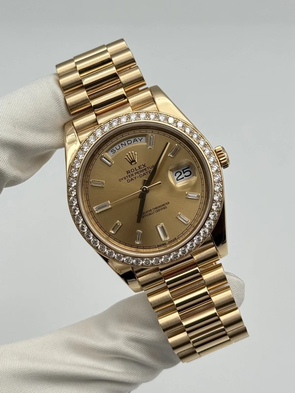Rolex 40 MM, YELLOW GOLD AND DIAMOND 228348rbr-0002 2