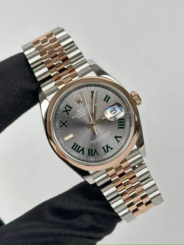 Rolex 36mm Steel and Everose Gold 126201-0029 2
