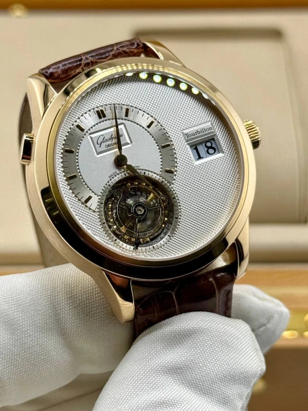Glashutte Original LIMITED EDITION PINK GOLD TOURBILLON 93-01-01-04 5